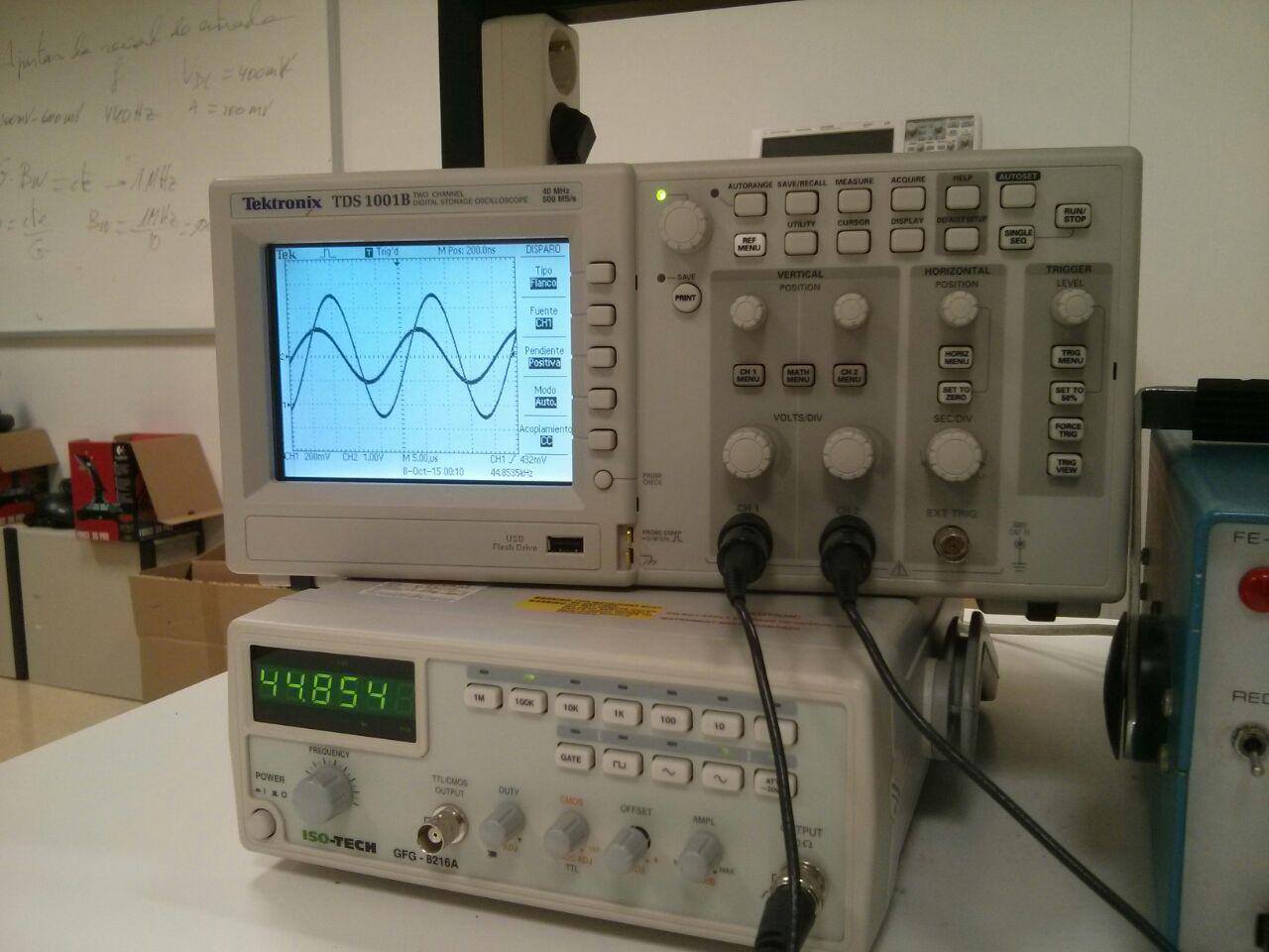 Desfase en frecuencias altas ampliado